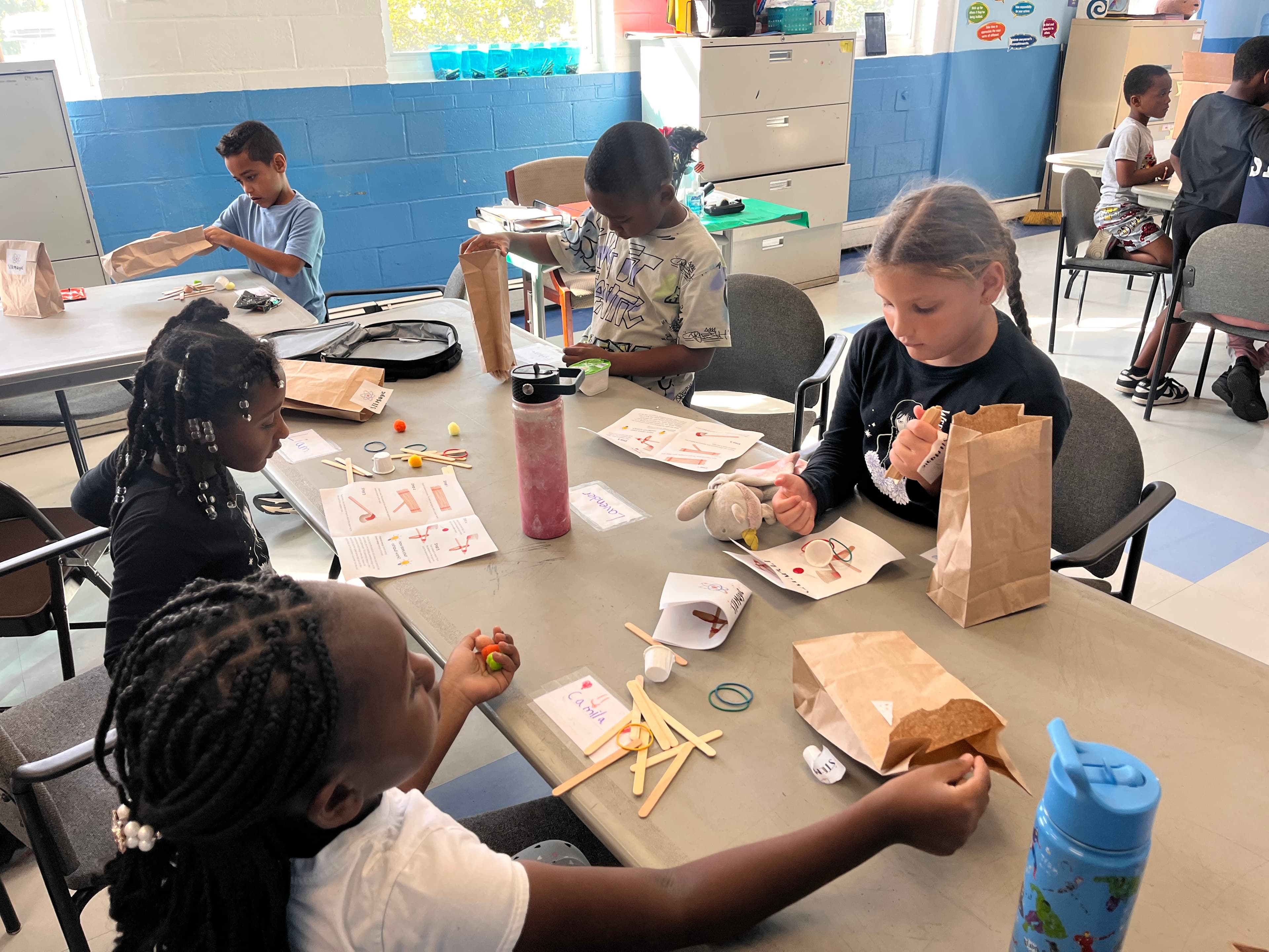 A finished popsicle stick catapult